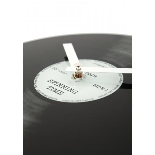 Nextime Clock 5163 Lille spinningstid, Ø20 cm, væg, sort