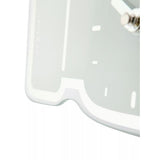 Nextime Clock 5185Wi Mini Palec Up, 20,5x21 cm, stena, belo srebro