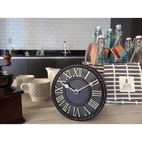 De nächste Auer 51886zw Londondësch, Ø16 cm, Wand, schwaarz wäiss