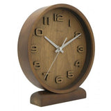 Nextime Clock 5192GS Wood Wood Small, 22x20 cm, Wall, Wood, Gray