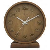 Nextime Clock 5192GS Wood Wood Small, 22x20 cm, Wall, Wood, Gray