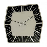 Nextimime Klok 8128ZW Hexagon, 43x43 cm, Wand, Wäiss