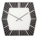 Nextimime Klok 8128ZW Hexagon, 43x43 cm, Wand, Wäiss