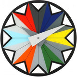 Nextime Klok 8163 Cirque, Ø43 cm, mur, multicolore noir