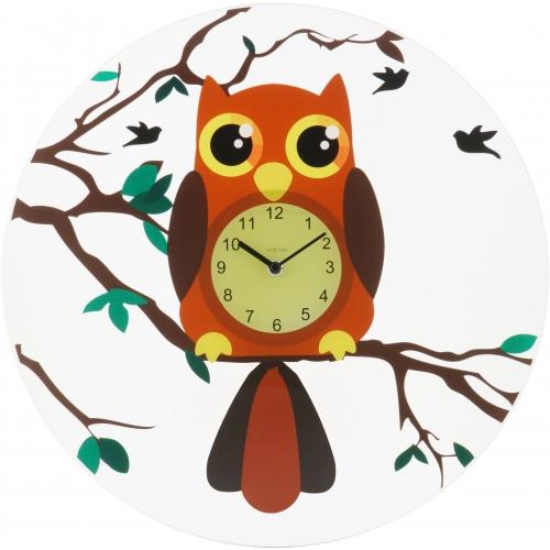 Nextime Klok 8169 Oohoo, Ø43 cm, Wall, Multi color