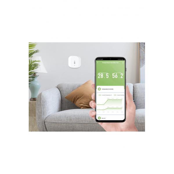 Wox R7048 Smart Huryty Temperatura czujnik, Zigbee, White