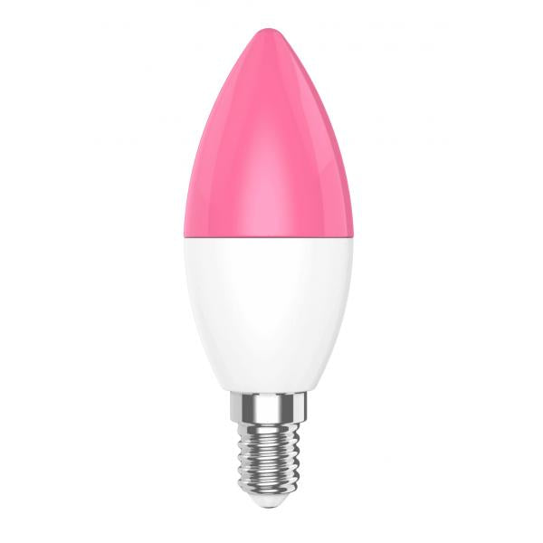 WOX R9075 SMART RGB LED -glödlampa, WiFi, E14, CCT, Google Assistant Amazon Alexa