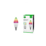 WOX R9075 SMART RGB LED -glödlampa, WiFi, E14, CCT, Google Assistant Amazon Alexa