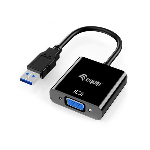 Gerät 133384 USB 3.0 bis VGA-Adapter, 1080p, USB 3.2 Gen 1, USB Typ-A, VGA (D-Sub) Ausgang