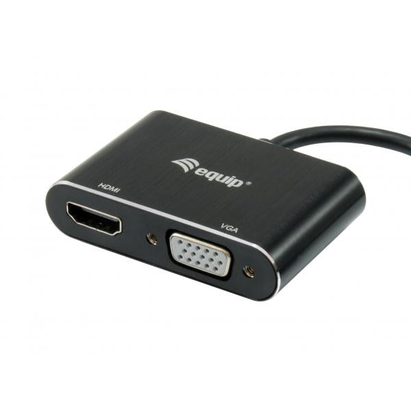 Vybavte 133386 USB na adaptér HDMI VGA, USB 3.2 Gen 1 typu A, výstup HDMI, 1920 x 1080 pixelů