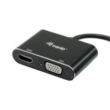 Vybavte 133386 USB na adaptér HDMI VGA, USB 3.2 Gen 1 typu A, výstup HDMI, 1920 x 1080 pixelů