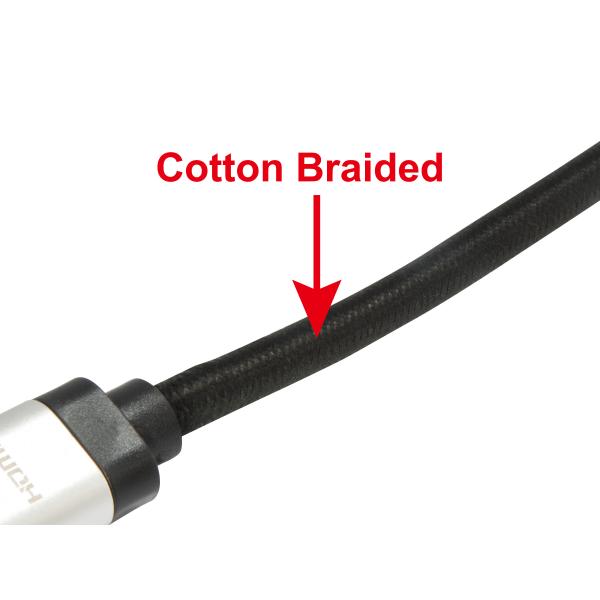Vybavte 119383 kabel HDMI, HDMI typ A, 48 Gbit S, zvukový zpětný kanál (ARC), stříbro, 5m