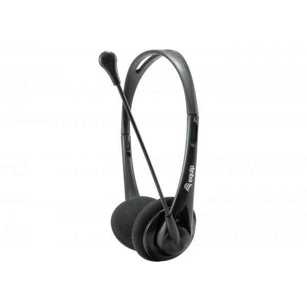 Wyposaż zestaw słuchawkowy czatu 245302, 3,5 mm, strefy, wywołuje muzykę, Binaural, Rotary, Black