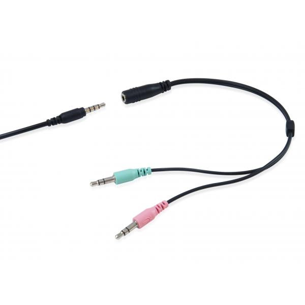Vybavte náhlavní soupravu 245302 Chat, 3,5 mm, hlava, volá hudba, binaurální, rotační, černá