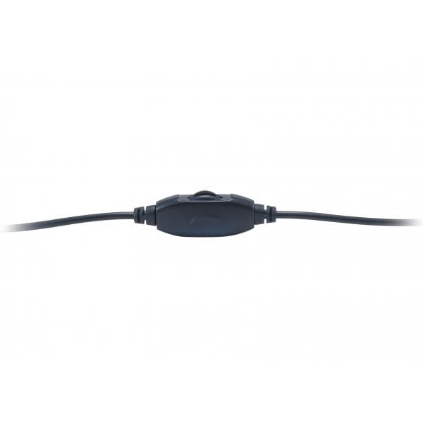 Wyposaż zestaw słuchawkowy czatu 245302, 3,5 mm, strefy, wywołuje muzykę, Binaural, Rotary, Black