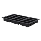 Patisse Mini Cake Form 12 VAKS 29x17 cm Silicona negra