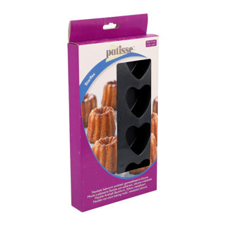 Patisse Starflex mini w kształcie serca 8 przegródek 29 x 17 cm | 2 szt