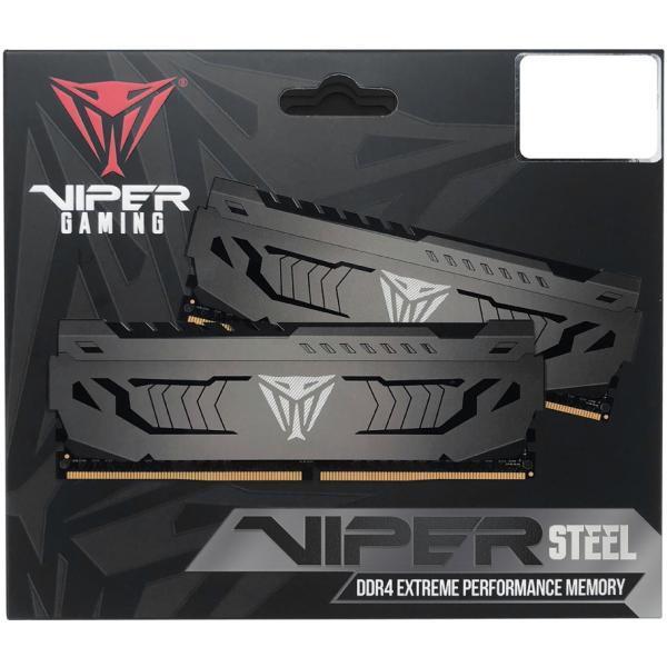 PATRIOT PVSR432G320C8K VIPER MEMORY RVB, 32 Go, DIMM, DDR4 3200MHz, CL18 Black HS, RGB