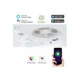WOX R5093 Smart LED strip, 5m, 1000lm, full color RGB + Warm White 1000