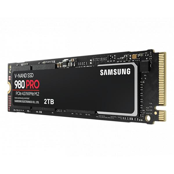 Samsung MZ-V8P2T0BW 980 Pro SSD, 2000 GB, M.2 NVME, PCIE 4.0, 7000 5100 MB S, 100.000 IOP