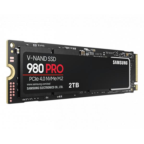 Samsung MZ-V8P2T0BW 980 Pro SSD, 2000 GB, M.2 NVME, PCIE 4.0, 7000 5100 MB S, 100.000 IOP