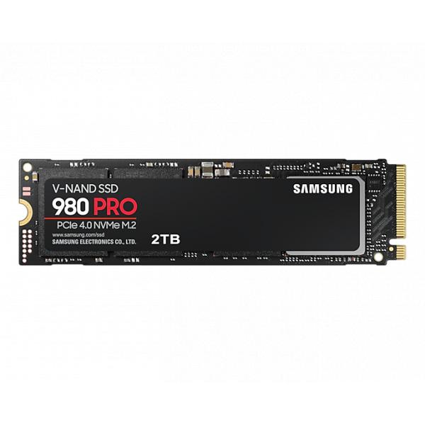 Samsung MZ-V8P2T0BW 980 Pro SSD, 2000 GB, M.2 NVME, PCIE 4.0, 7000 5100 MB S, 100.000 IOP