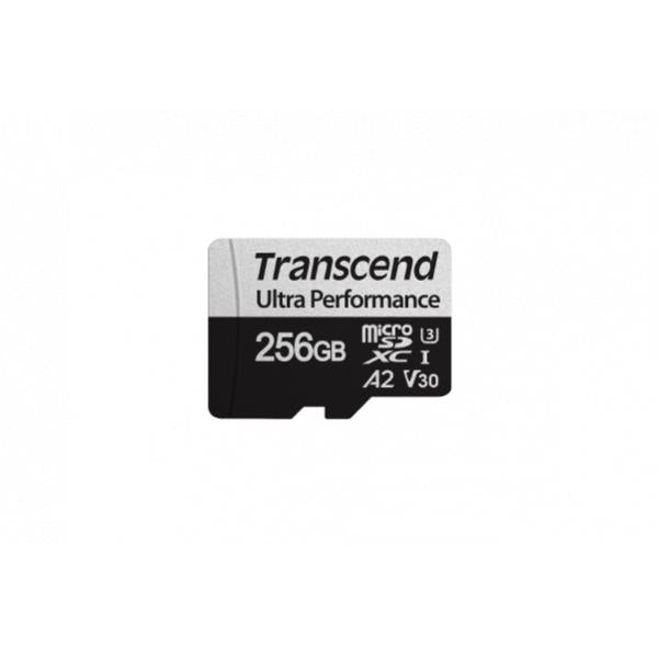 Transcend TS64GUSD340S 64GB MicroSD W Adapter UHS-I U3 A2 Ultra Performance, 160 80 MB S
