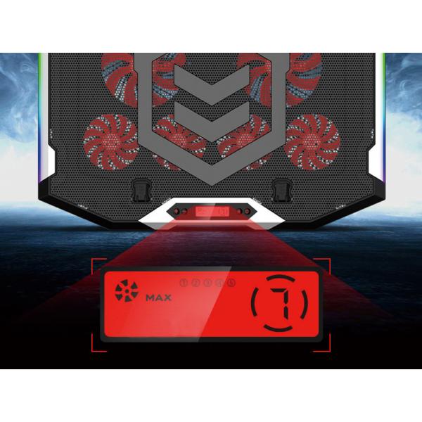 Concepttronic Thyia01B Thyia Ergo 6-fan Gaming Laptop Cooling Stand, 17 43.2 cm, 6 PC (s) Buttons,