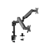 Utstyr 650133 17 -32 Dual Monitor Desk Montering Bracket, klem, 18 kg, 17 - 32, 100 x 100 mm, svart