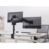 Utstyr 650133 17 -32 Dual Monitor Desk Montering Bracket, klem, 18 kg, 17 - 32, 100 x 100 mm, svart