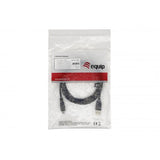 Equip 128886 USB 2.0 Type-C to A, M M, USB 2.0, 480 Mbits, 3 m, Black