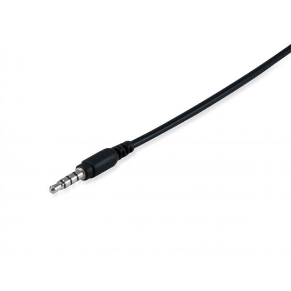 Vybavte 245304 Stereo Headset s ztlumení, headset, hlava, kancelářské call centrum, černá, binaural, 1,8