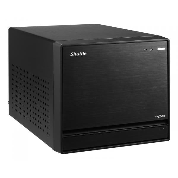 Shuttle SH570R8 Black XPC Slim Cube Barebone, 13L di dimensioni, LGA1200, 4x DDR4, Dimm, Wi-Fi 5, 500 W