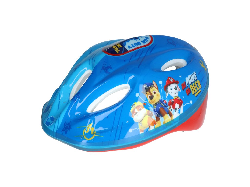 Casco per biciclette Nickelodeon Boys Blue Red Size 52-56 cm