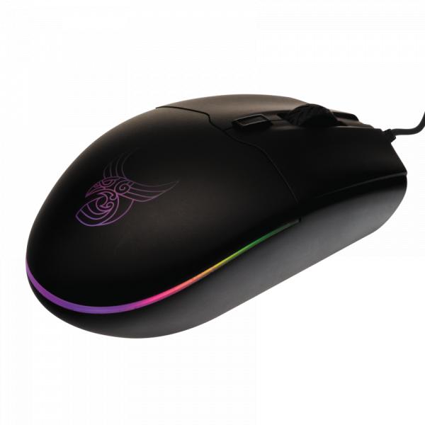 L33T Gaming 160398 Hofud Wired RGB Gaming Mouse, 6 knapper, 3200dpi, USB