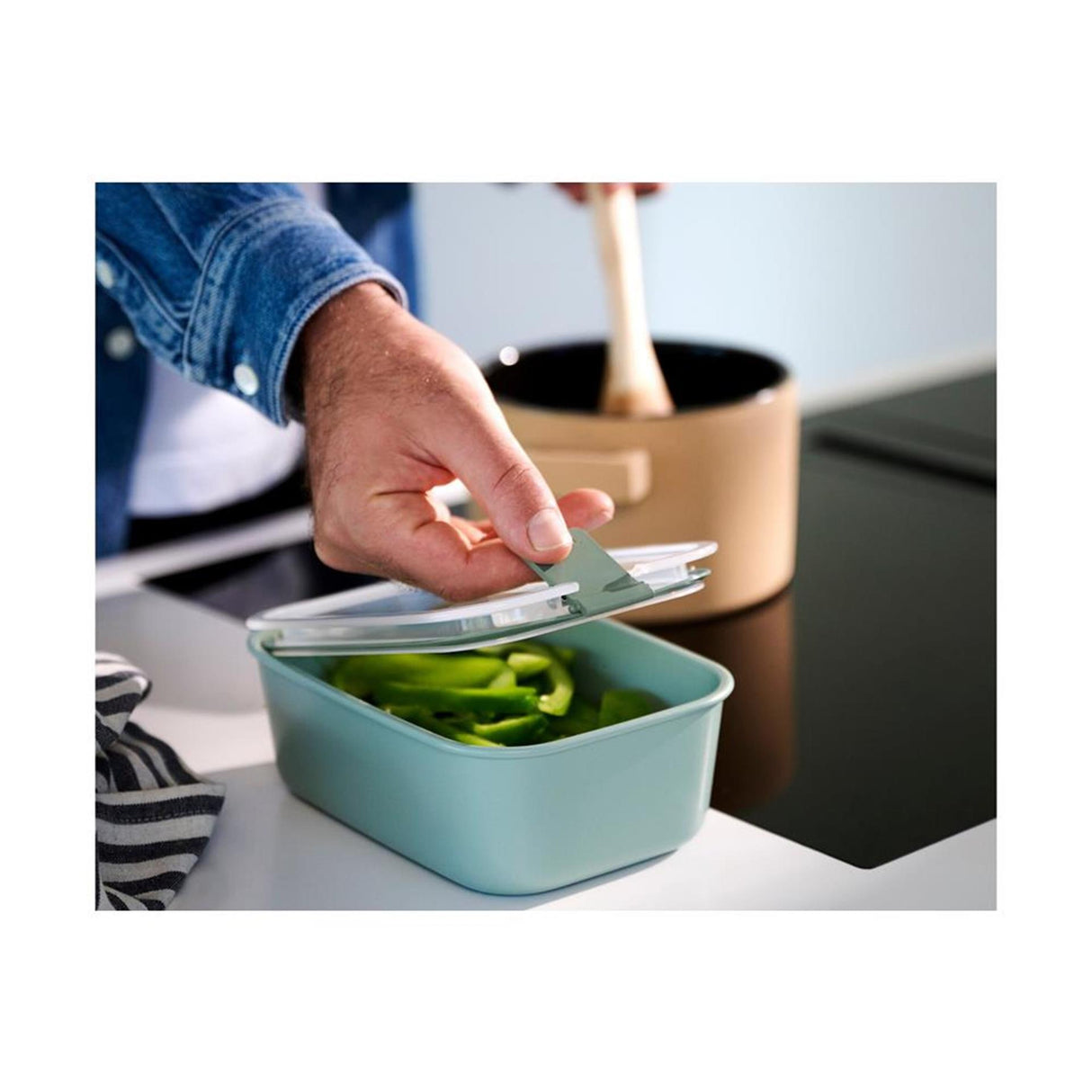 Mepal vershouddoos - easyclip - nordic sage - 1000 ml