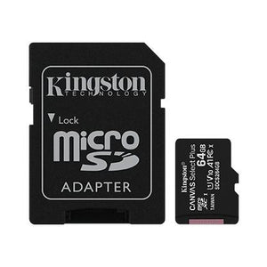 Kingson Canvas wielt plus MicroSD Card 64 GB