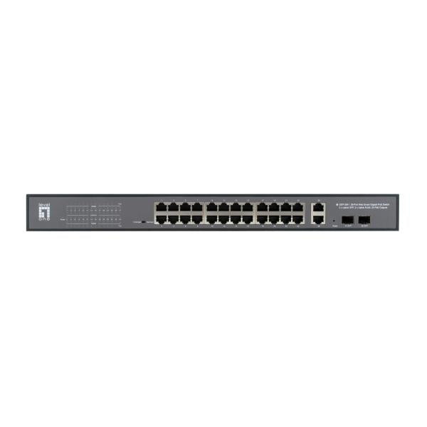 LevelOne GEP-2841 Switch administrado Smart Smart Managed de 28 puertos, L2, Gigabit Ethernet, Power Over Ethernet (POE)