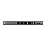 LevelOne GEP-2841 Switch administrado Smart Smart Managed de 28 puertos, L2, Gigabit Ethernet, Power Over Ethernet (POE)