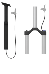 Elvedes kabelset voor dropper zadelpen remote lock-out (exclusief remote)