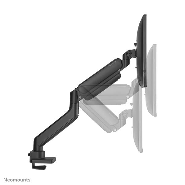 Neomounts DS70-450BL1 Monte da scrivania a movimento completo, 17-42 pollici, 15 kg , ghidy morsetto