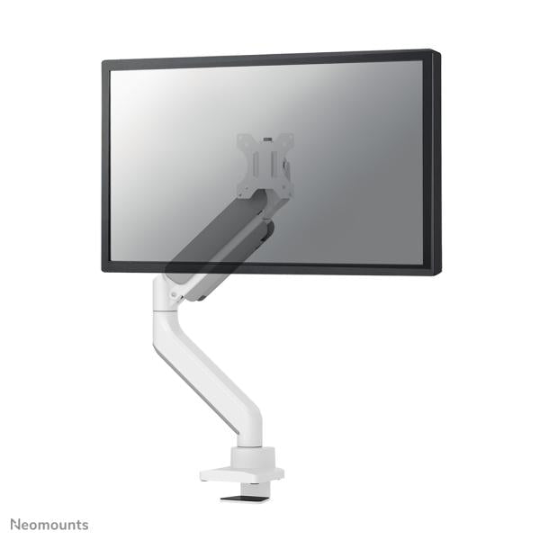 Neomounts DS70-450WH1 Full-Motion Desk Mount, 17-42 inch, Topfix Clamp Grommet