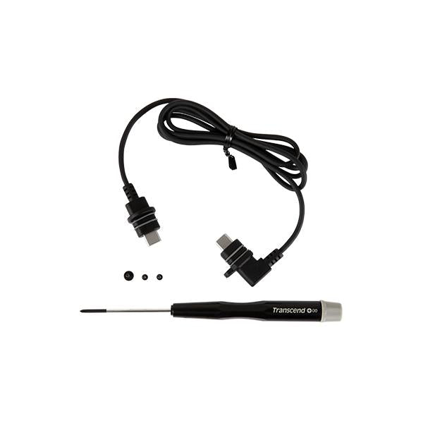 Transcend Transcend TS-DBK3 Body Camera Accessory Kit, Cable, 1m, Black