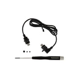 Transcend Transcend TS-DBK3 Body Camera Accessory Kit, Cable, 1m, Black