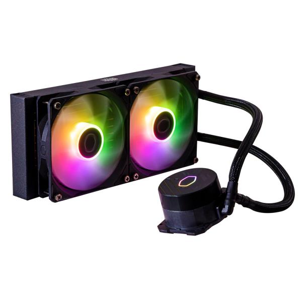 Cooler Master MLW-D24M-A18PZ-R1 Masterliquid 240L Core Argb, 4-Pin, 2x 120mm Argb, 27,2 dba (Max)