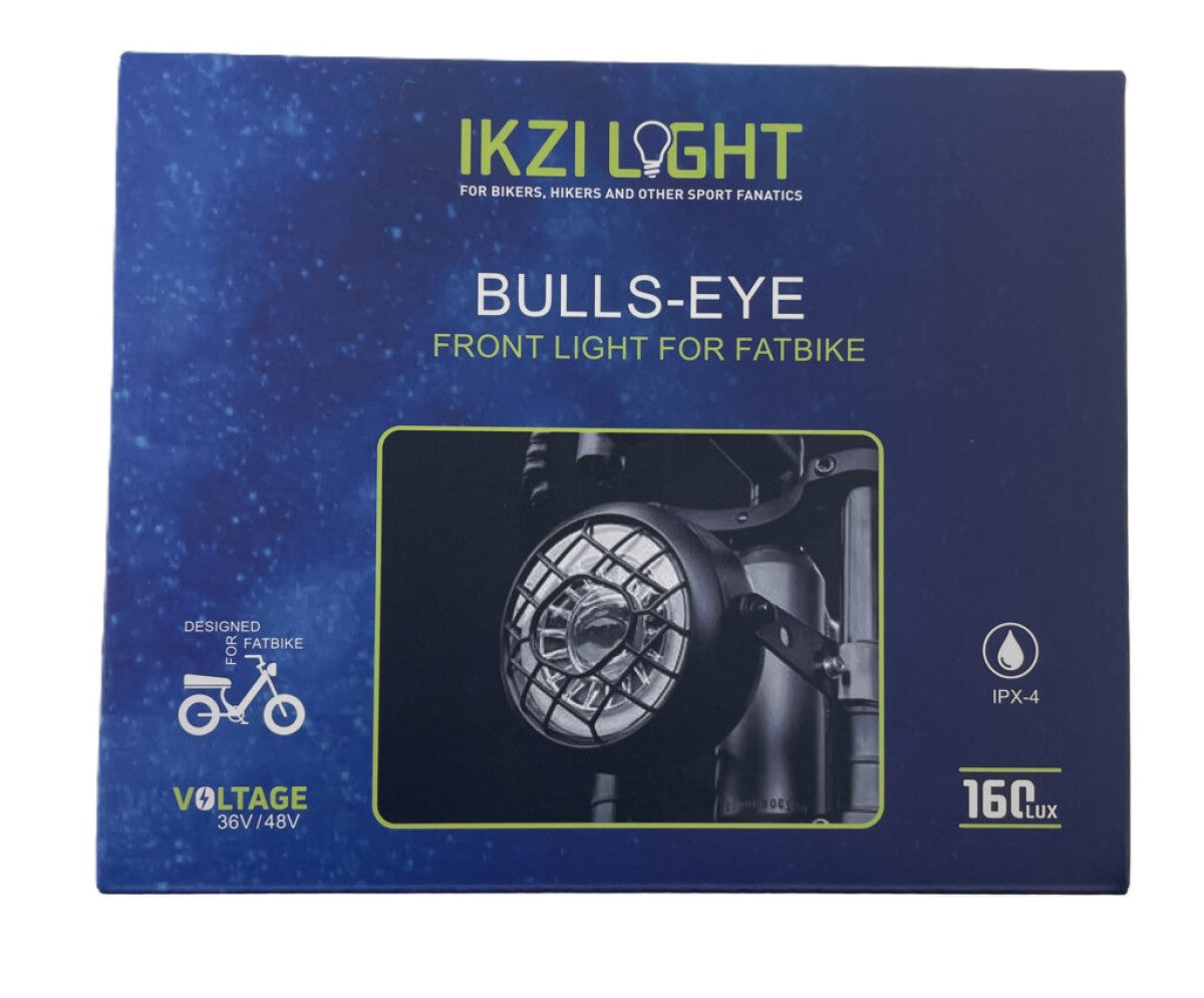 Ikzi headlight light bulls-eye fat bike