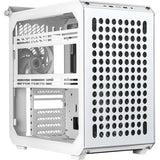 Refroidisseur maître refroidisseur Q500-WGNN-S00 QUBE 500 FLATPACK WHITE, ATX, USB 3,2, 120 140 mm, refroidissement par eau prêt