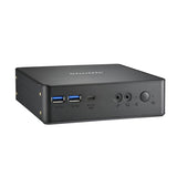 Shuttle nc40u xpc nano pc nc40u mini pc barebone, intel celeron 7305u, 6x usb3.2, 2x m.2, lan, 24 7