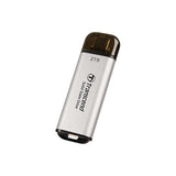 Trascendi SSD esterno TS512Gesd300S ESD300S, 512 GB, USB Type-C, 10 Gbps, 1050 950 MB S, argento