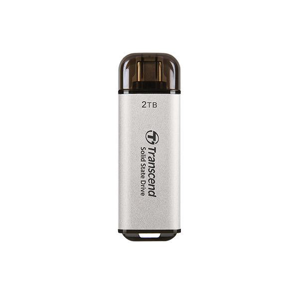 Transzend TS1TESD300S ESD300S External SSD, 1 TB, USB Typ-C, 10 Gbit / s, 1050 950 MB S, Silber